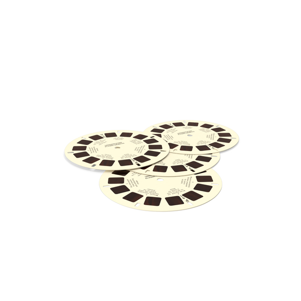 Stereoscope Cardboard Discs Object