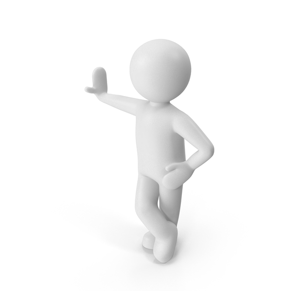 Stickman Leaning PNG & PSD Images