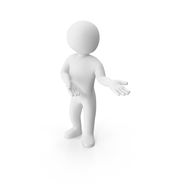 Stickman Showcasing PNG & PSD Images