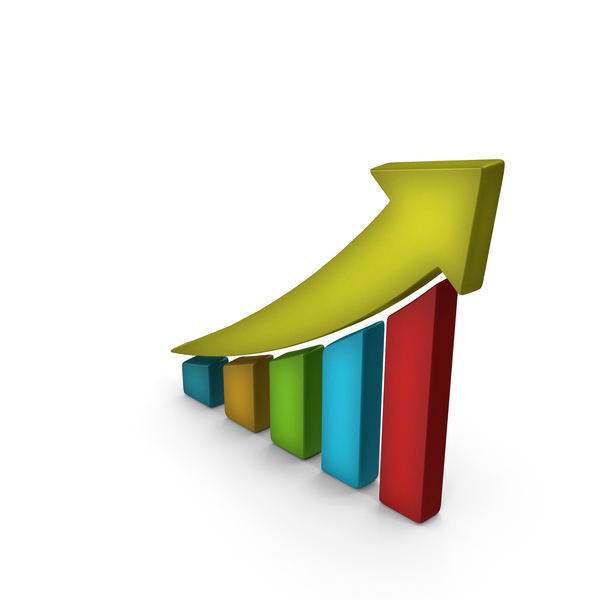 Graph: Stock Market Fast Growth Color PNG & PSD Images