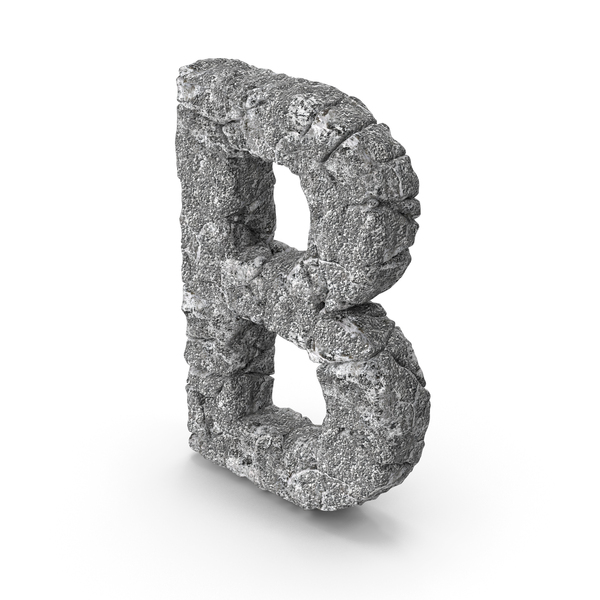 Language: Stone Letter B PNG & PSD Images Language: Stone Letter B PNG & PSD Images
