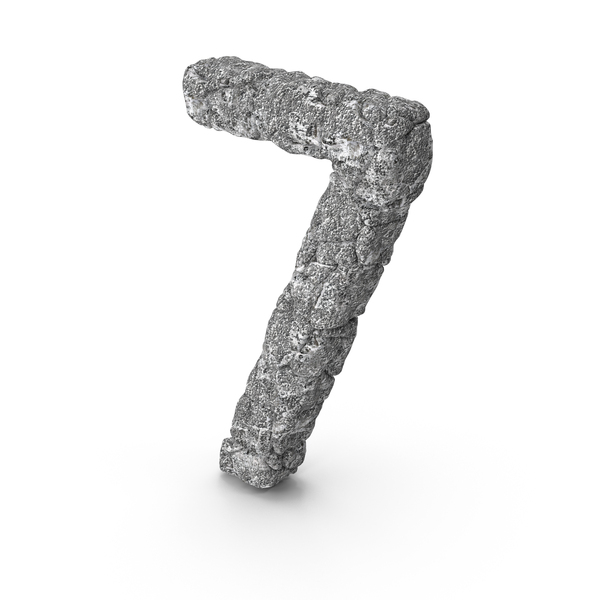 Stone Number 7 PNG & PSD Images Stone Number 7 PNG & PSD Images