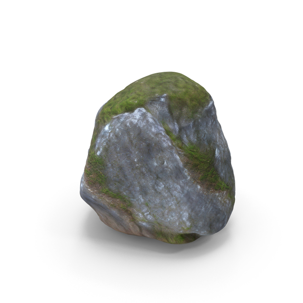 Rock Prop: Stone With Moss On Top PNG & PSD Images Rock Prop: Stone With Moss On Top PNG & PSD Images
