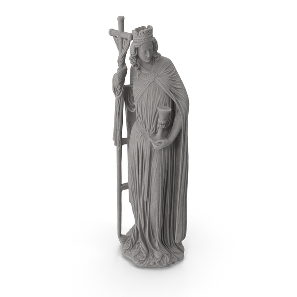Statue: Stone Saint With A Cross PNG & PSD Images Statue: Stone Saint With A Cross PNG & PSD Images