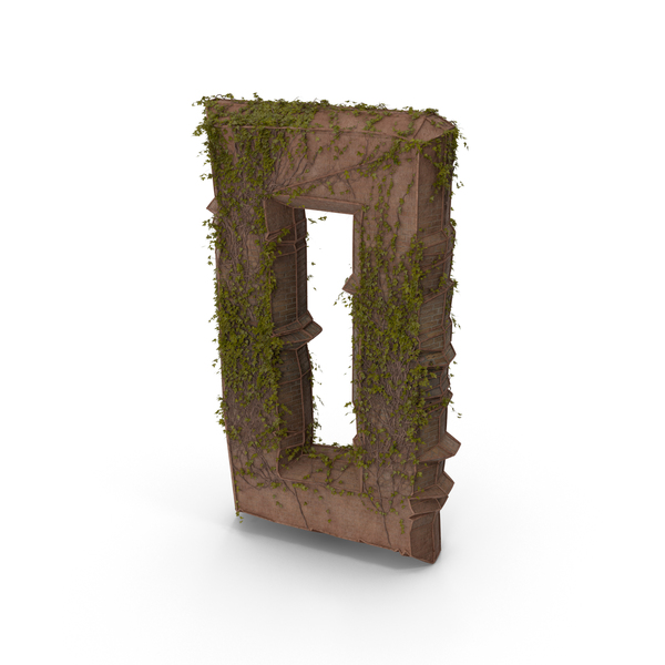 Language: Stone With Ivy Letter O PNG & PSD Images Language: Stone With Ivy Letter O PNG & PSD Images