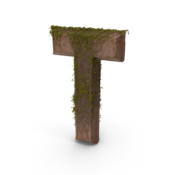 Language: Stone With Ivy Letter T PNG & PSD Images Language: Stone With Ivy Letter T PNG & PSD Images