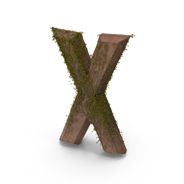 Language: Stone With Ivy Letter X PNG & PSD Images Language: Stone With Ivy Letter X PNG & PSD Images