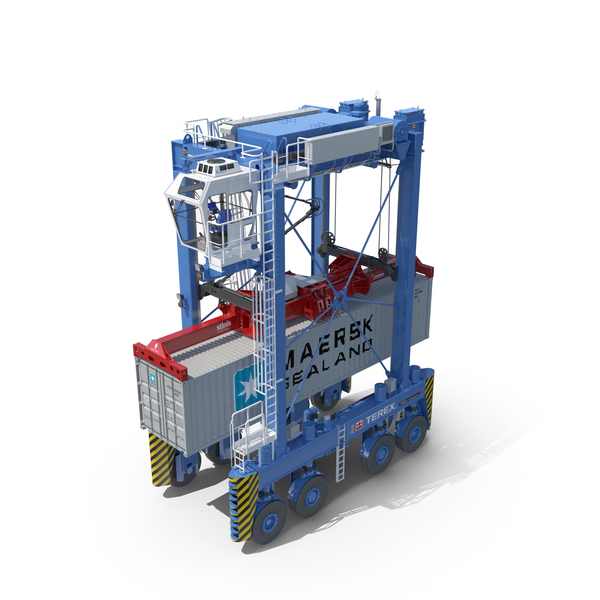 Straddle Carrier Terex Noell PNG & PSD Images Straddle Carrier Terex Noell PNG & PSD Images