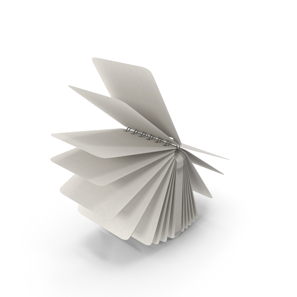 Straight Spiral Notebook With White Pages Flipping In Mid Air PNG & PSD Images Straight Spiral Notebook With White Pages Flipping In Mid Air PNG & PSD Images