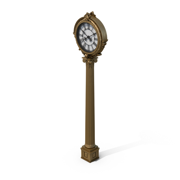 Street Clock PNG & PSD Images