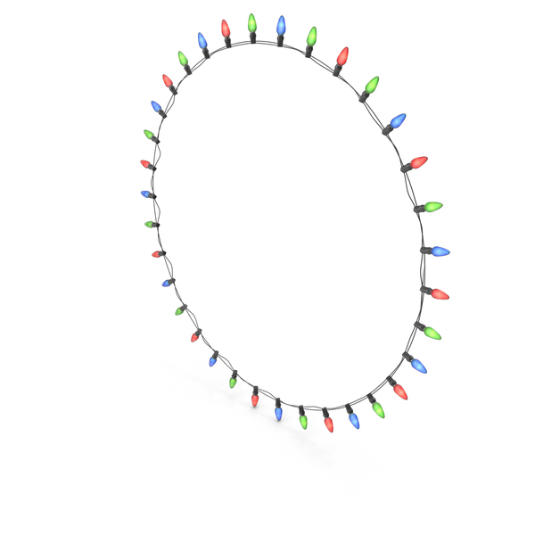 Lights: Stringed Colored Lightbulbs Circular Line On PNG & PSD Images Lights: Stringed Colored Lightbulbs Circular Line On PNG & PSD Images
