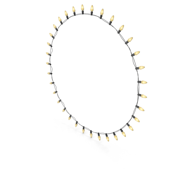 Lights: Stringed Lightbulbs Circular Line On PNG & PSD Images Lights: Stringed Lightbulbs Circular Line On PNG & PSD Images