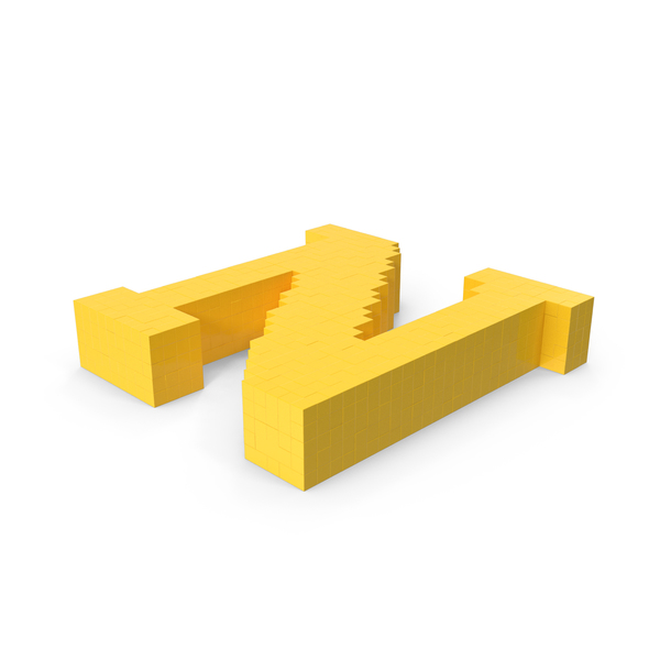 Language: Stylised Cartoon Voxel Pixel Art Letter N on Ground PNG & PSD Images Language: Stylised Cartoon Voxel Pixel Art Letter N on Ground PNG & PSD Images
