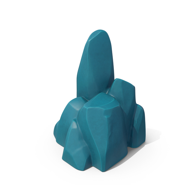 Climbing: Stylised Rock Blue PNG & PSD Images Climbing: Stylised Rock Blue PNG & PSD Images