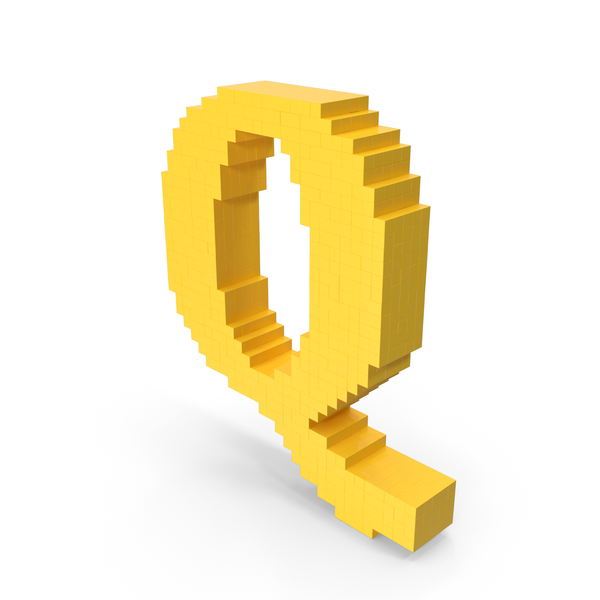 Language: Stylized Cartoon Voxel Pixel Art letter Q PNG & PSD Images Language: Stylized Cartoon Voxel Pixel Art letter Q PNG & PSD Images