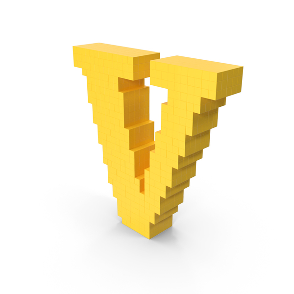 Language: Stylized Cartoon Voxel Pixel Art Letter V PNG & PSD Images Language: Stylized Cartoon Voxel Pixel Art Letter V PNG & PSD Images
