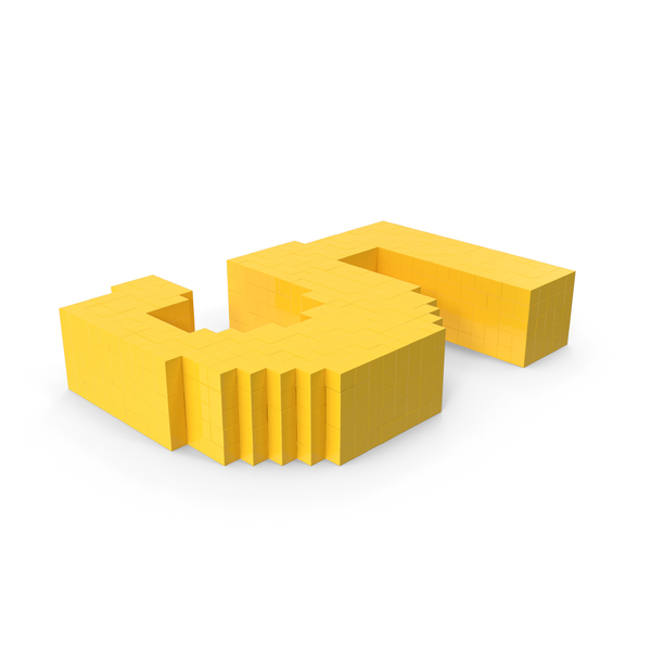 Stylized Cartoon Voxel Pixel Art Number 5 on Ground PNG & PSD Images Stylized Cartoon Voxel Pixel Art Number 5 on Ground PNG & PSD Images