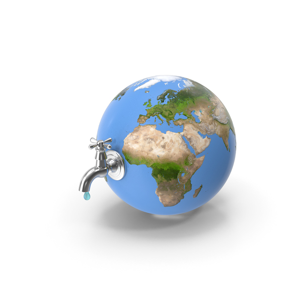 Stylized Earth with Faucet PNG & PSD Images Stylized Earth with Faucet PNG & PSD Images