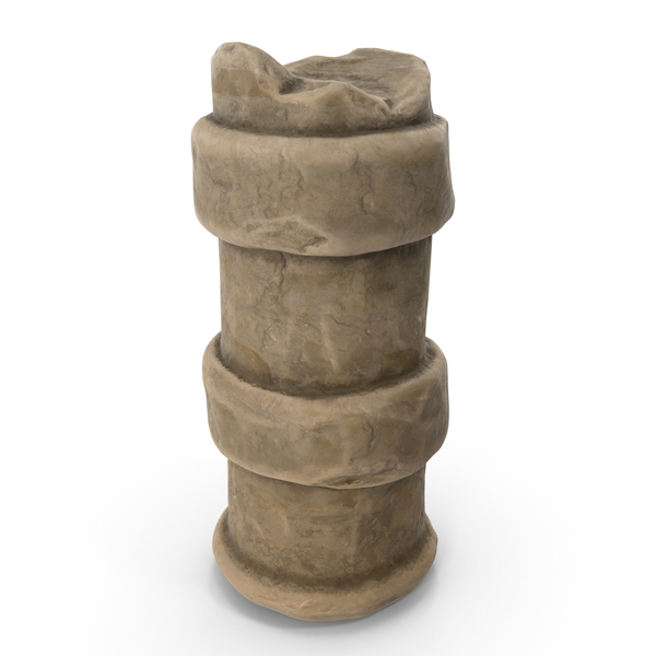 Stylized Roman Column PNG & PSD Images