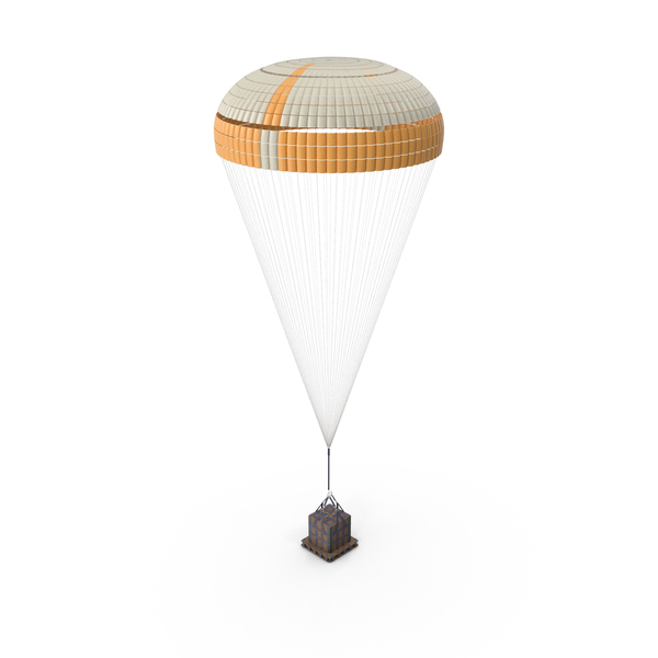 Container: Subscale Parachute Single With Cargo Yellow PNG & PSD Images