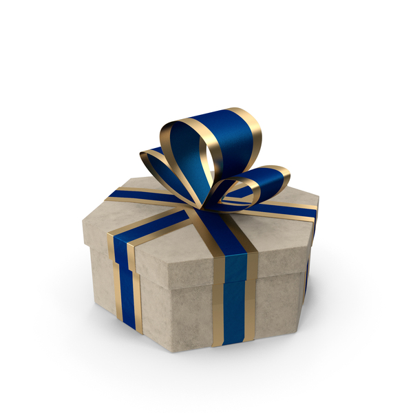 Bow: Suede Gift Box PNG & PSD Images
