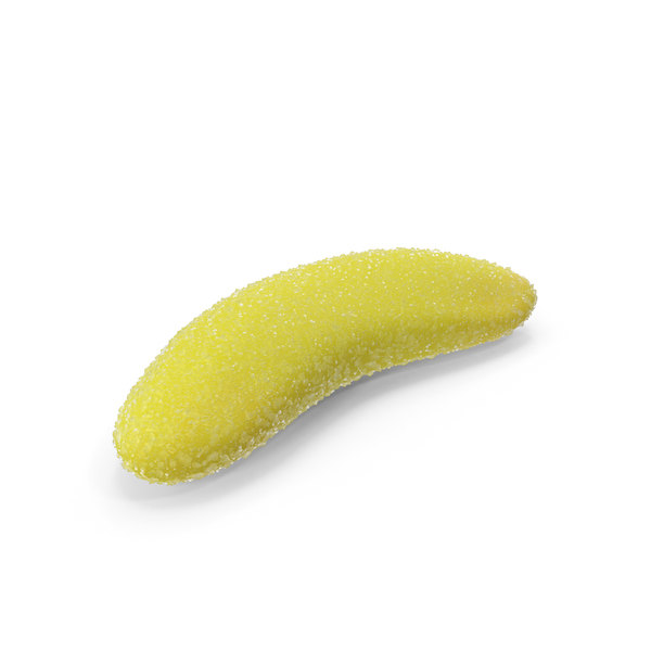 Bear: Sugar Coated Gummy Banana PNG & PSD Images Bear: Sugar Coated Gummy Banana PNG & PSD Images