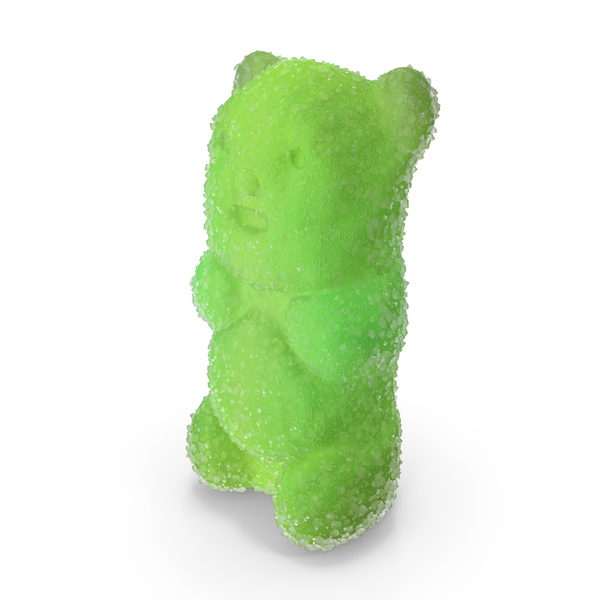 Sugar Coated Gummy Bear Green PNG & PSD Images Sugar Coated Gummy Bear Green PNG & PSD Images