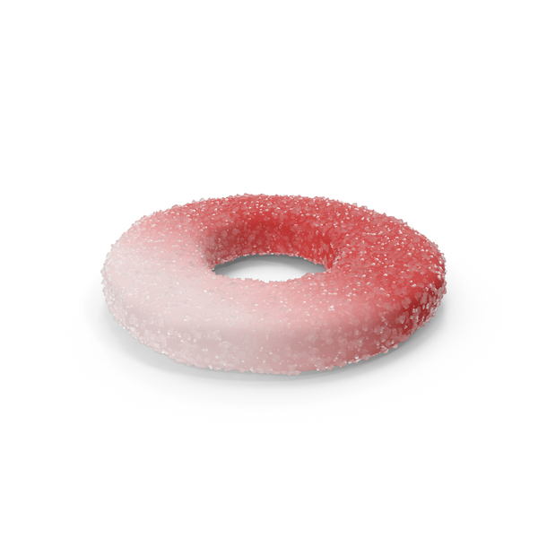 Bear: Sugar Coated Gummy Ring Strawberry PNG & PSD Images Bear: Sugar Coated Gummy Ring Strawberry PNG & PSD Images