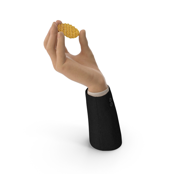 Suit Hand holding a Crinkle Cut Wavy BBQ Potato Chip PNG & PSD Images Suit Hand holding a Crinkle Cut Wavy BBQ Potato Chip PNG & PSD Images