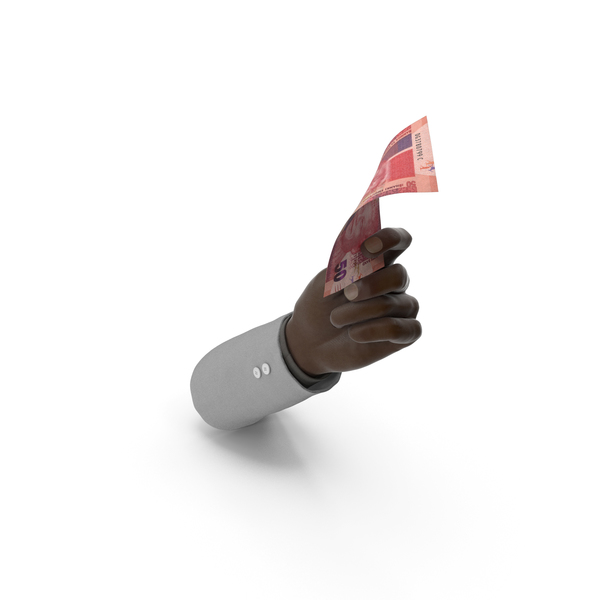 Suit Hand Holding a South African Rand Banknote Bill PNG & PSD Images Suit Hand Holding a South African Rand Banknote Bill PNG & PSD Images