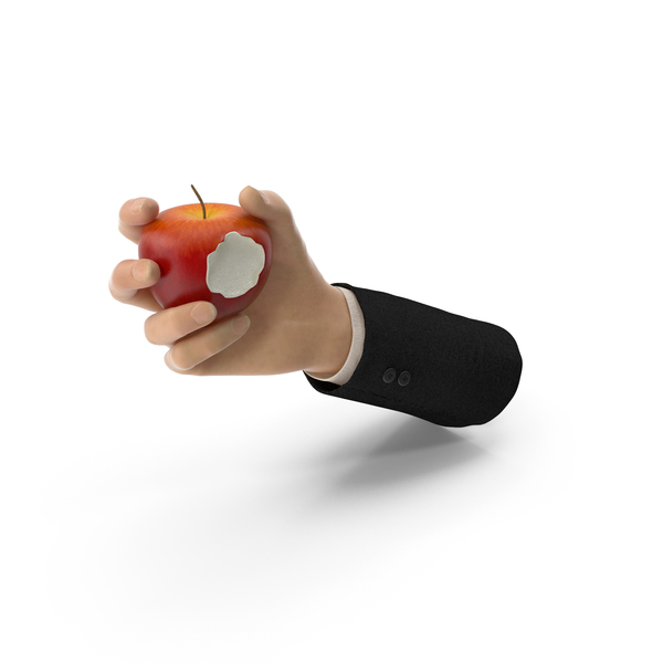 Suit Hand Holding an Apple with Bite PNG & PSD Images Suit Hand Holding an Apple with Bite PNG & PSD Images