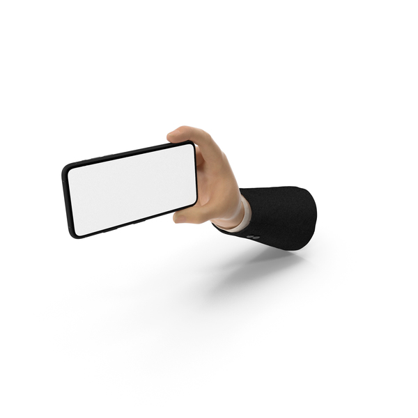 Smartphone: Suit Hand Holding Phone Landscape PNG & PSD Images Smartphone: Suit Hand Holding Phone Landscape PNG & PSD Images