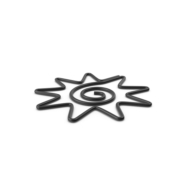 Sun Shaped Paper Clip PNG & PSD Images Sun Shaped Paper Clip PNG & PSD Images