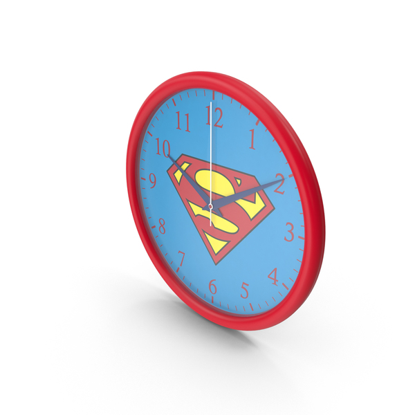 Superman Wall Clock PNG & PSD Images Superman Wall Clock PNG & PSD Images