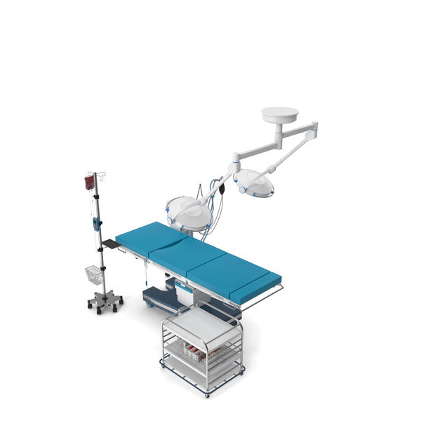 Hospital Room: Surgery Table Set PNG & PSD Images