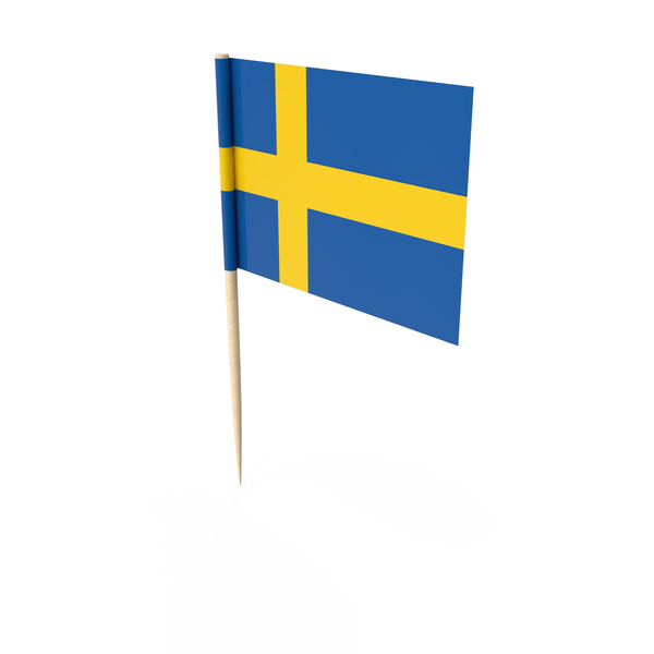 Country Logo: Sweden Tooth Pick Flag PNG & PSD Images