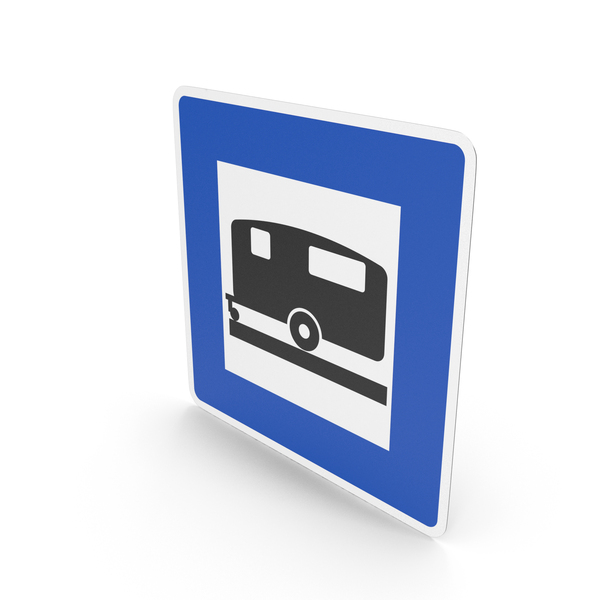 Traffic Signs: Swedish Sign Caravan Site PNG & PSD Images
