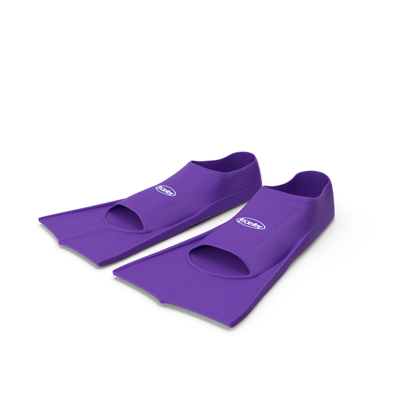 Flippers: Swim Fins Purple PNG & PSD Images
