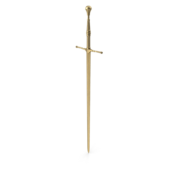 Sword Gold Upright PNG & PSD Images Sword Gold Upright PNG & PSD Images