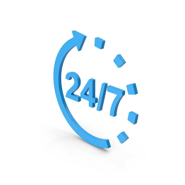 Computer Icon: Symbol 24 / 7 Open Blue PNG & PSD Images Computer Icon: Symbol 24 / 7 Open Blue PNG & PSD Images