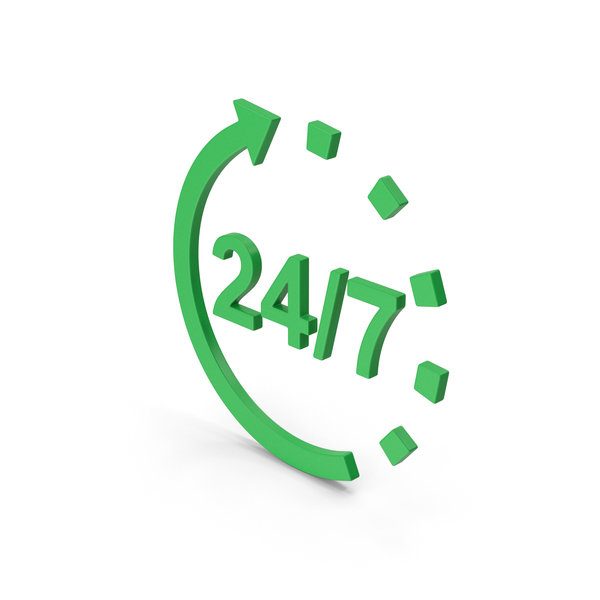 Computer Icon: Symbol 24 / 7 Open Green PNG & PSD Images Computer Icon: Symbol 24 / 7 Open Green PNG & PSD Images