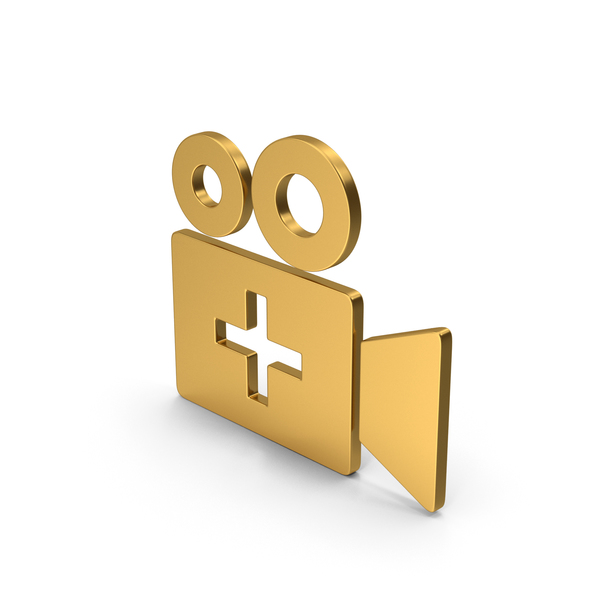 Symbols: Symbol Add Video Gold PNG & PSD Images Symbols: Symbol Add Video Gold PNG & PSD Images
