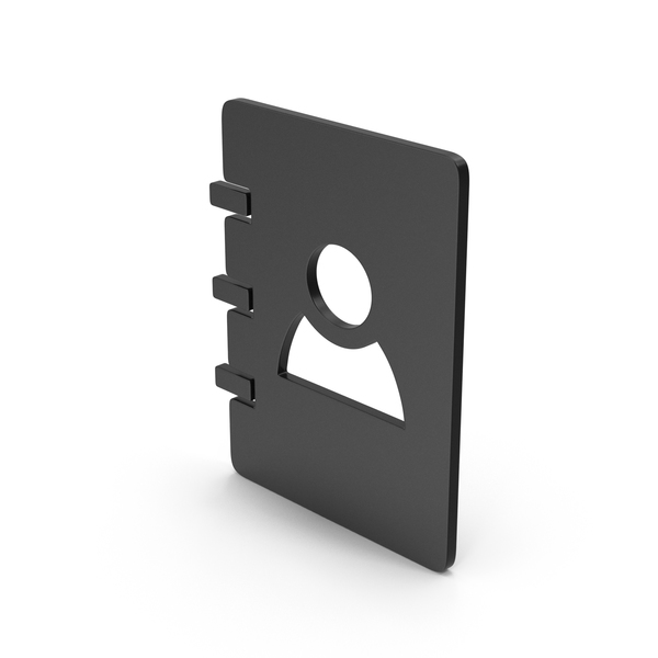 Computer Icon: Symbol Address Book Black PNG & PSD Images Computer Icon: Symbol Address Book Black PNG & PSD Images