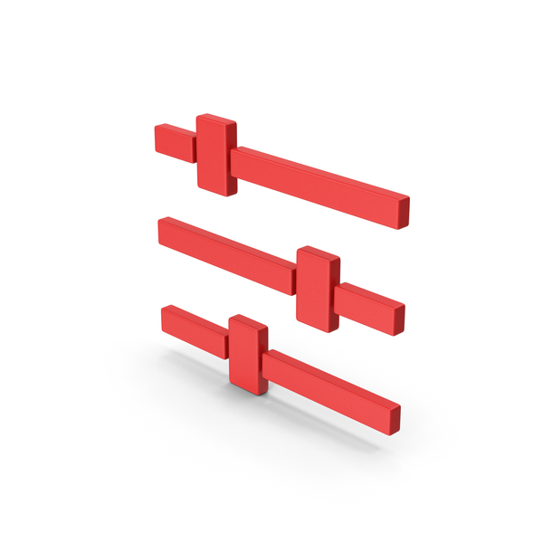 Computer Icon: Symbol Adjustments Red PNG & PSD Images
