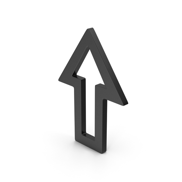 Directional: Symbol Arrow Up Black PNG & PSD Images