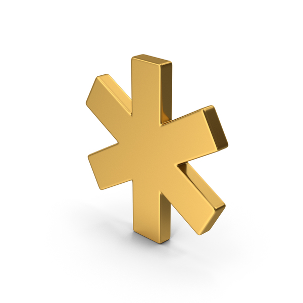 Industrial Equipment: Symbol Asterisk Gold PNG & PSD Images Industrial Equipment: Symbol Asterisk Gold PNG & PSD Images