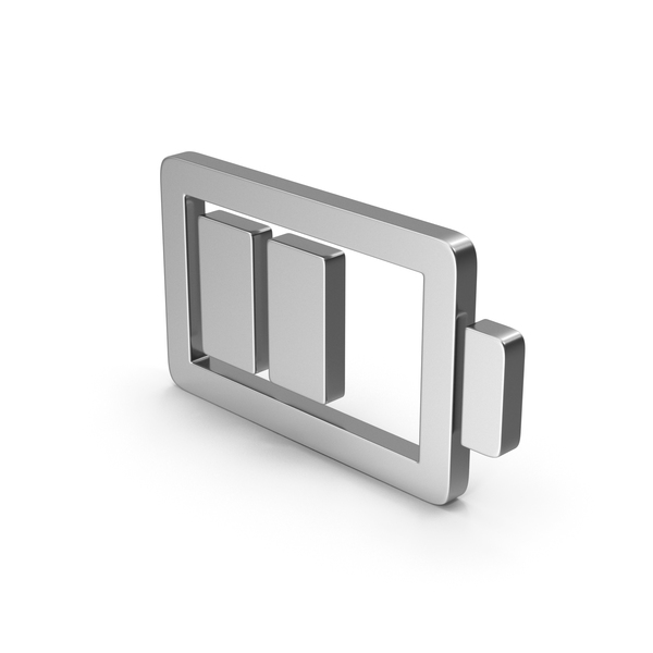 Logo: Symbol Battery Silver PNG & PSD Images