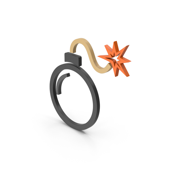 Symbol Bomb Colored PNG & PSD Images