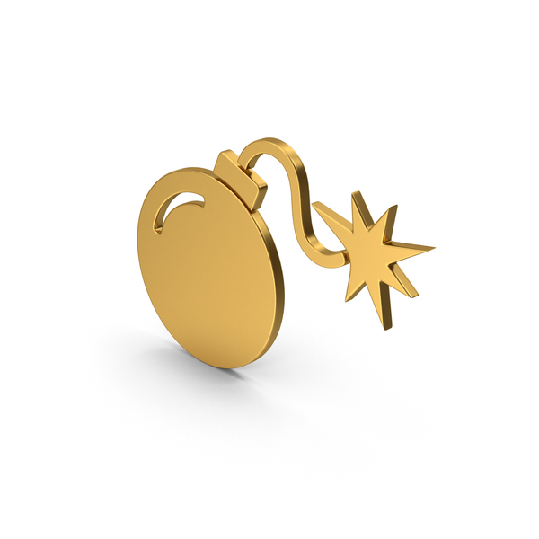 Symbol Bomb Gold PNG & PSD Images Symbol Bomb Gold PNG & PSD Images