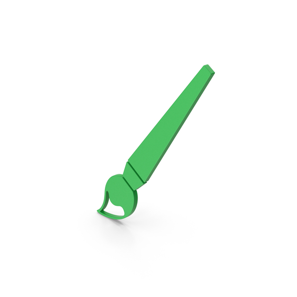 Logo: Symbol Brush Green PNG & PSD Images